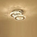 Crystal Led Ceiling Lamps Aisle Indoor Lighting Nordic Corridor Stairs Bedroom Ceiling Lamps Modern Chandeliers Home Room Decor