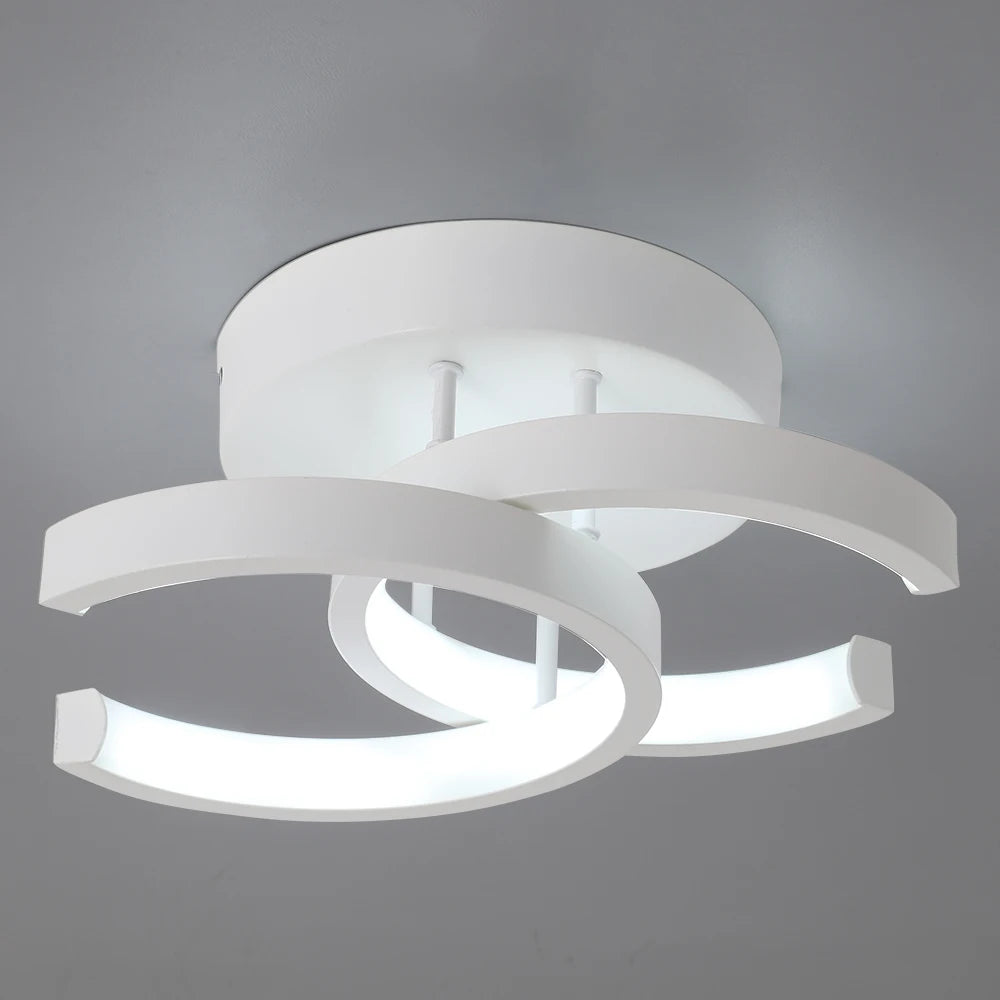 Double C Led Ceiling Lamp Aisle Indoor Lighting Nordic Corridor Stairs Bedroom Light Modern Chandeliers Home Appliance Decor
