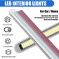 12V Ultra-Thin LED Interior Light Bar with On/Off Switch, 120 LED Universal Strip for Campervans, RVs, and Trucks - Energy Efficient Indoor Lighting Solution