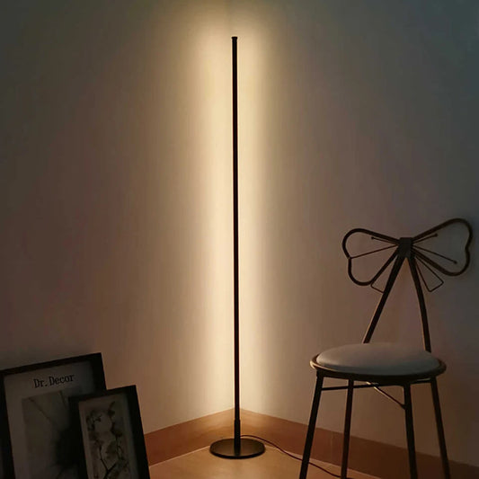 1.2M Modern LED Corner Lamp RGB Colorful Floor Light Remote Control Atmosphere Indoor Decor Lighting Standing Lamp