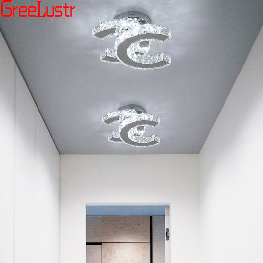 Double C Led Ceiling Lamp Aisle Indoor Lighting Nordic Corridor Stairs Bedroom Light Modern Chandeliers Home Appliance Decor