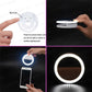 LED Light Ring with Usbcharging Phone Lens Selfie Light Mini Circular Fill Light Clip Compatible with Iphone Samsung Xiaomi Poco