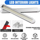 12V Ultra-Thin LED Interior Light Bar with On/Off Switch, 120 LED Universal Strip for Campervans, RVs, and Trucks - Energy Efficient Indoor Lighting Solution