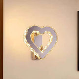 Modern Chrome Mirror Led Crystal Wall Lights Wall Sconce for Bedroom Home Decor Bedside Lamp Luminaire Indoor Lighting Fixtures