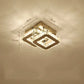 Crystal Led Ceiling Lamps Aisle Indoor Lighting Nordic Corridor Stairs Bedroom Ceiling Lamps Modern Chandeliers Home Room Decor